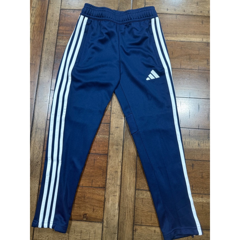 Adidas Kids Tiro 25 Essential Training Pants Navy Blue White XS JM5982 NWT